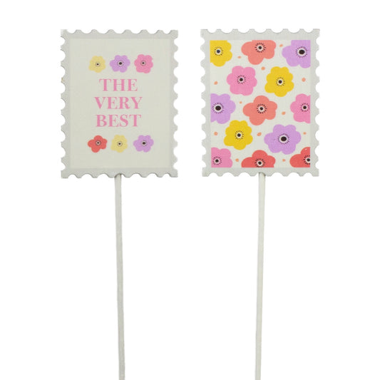 18" Pick - Spring Stamp