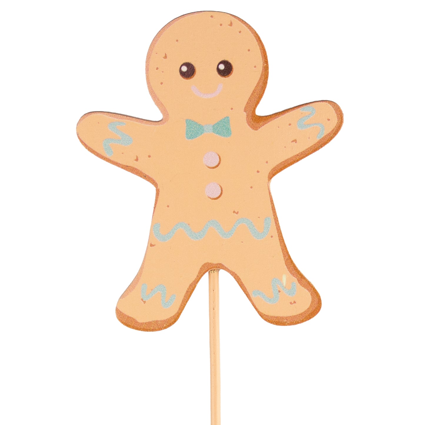 18" Holiday Picks – Santa, Ornament & Gingerbread