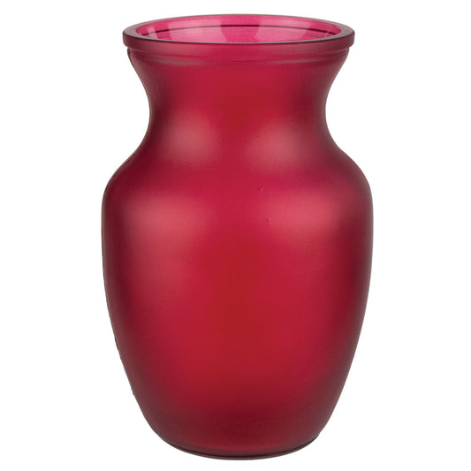 8" Rose Vase – Ruby Frost