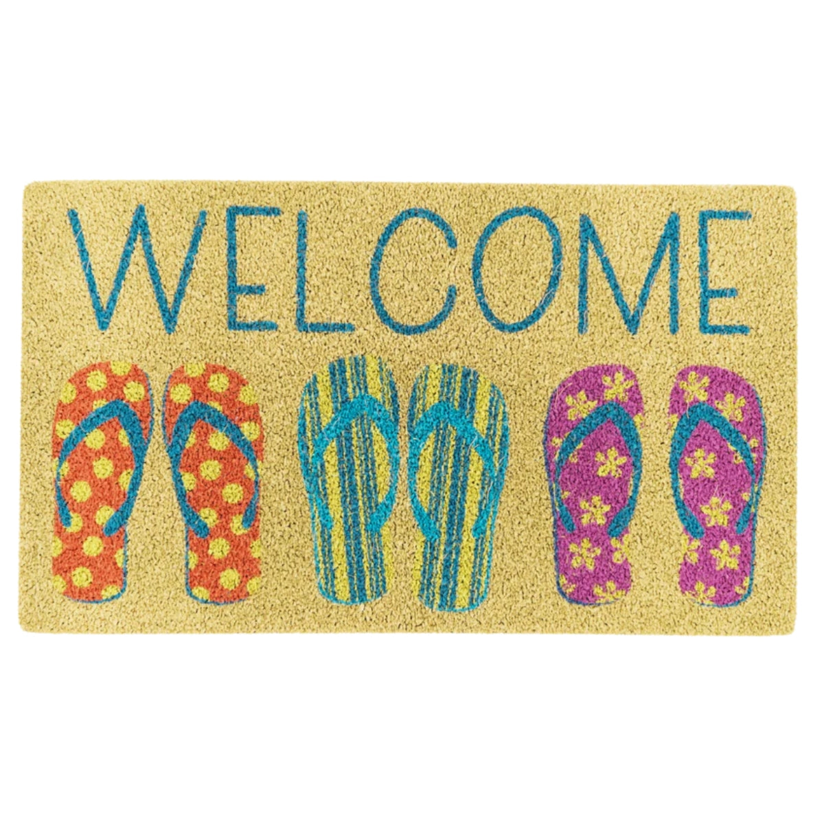 Welcome Flip Flop Doormat