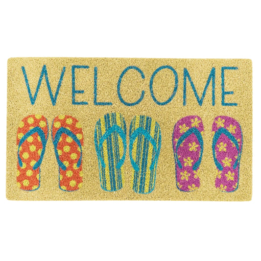Welcome Flip Flop Doormat