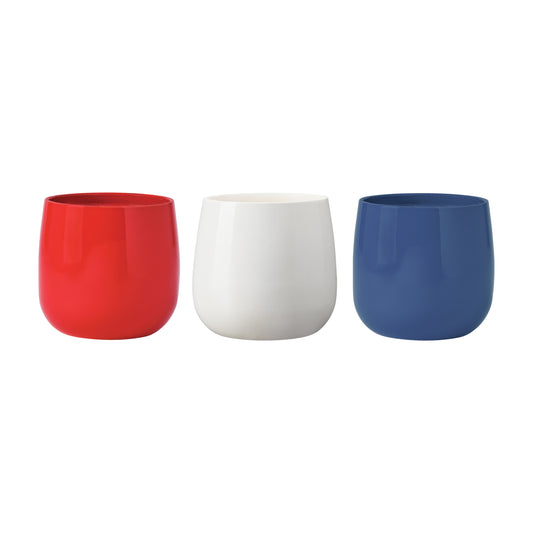 5.25" Milan Planter - Patriotic Assortment