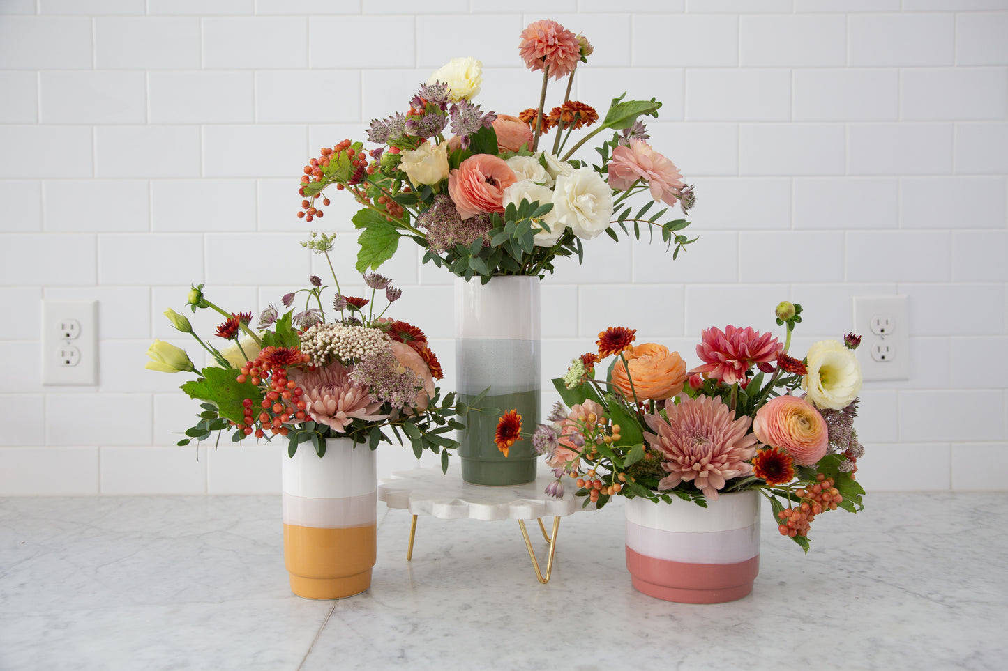 Stepped Cylinder - Ombré Spice Asst.