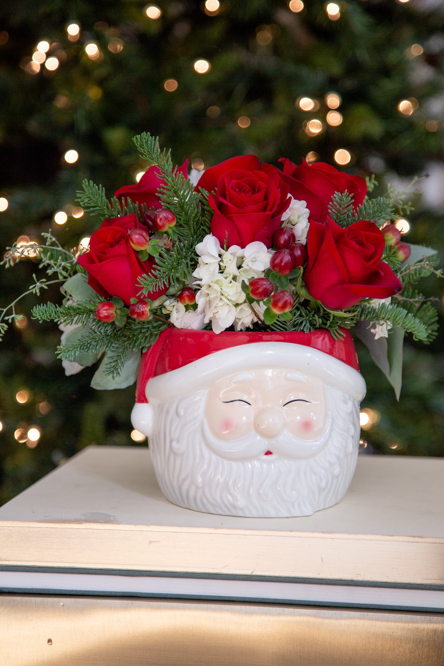 Ceramic Santa Claus Planter