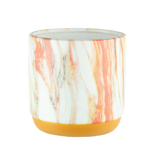 Posy Planter - Saffron Marble