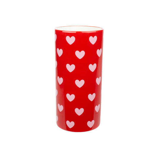 4" x 8.25" Ceramic Cylinder - With Love