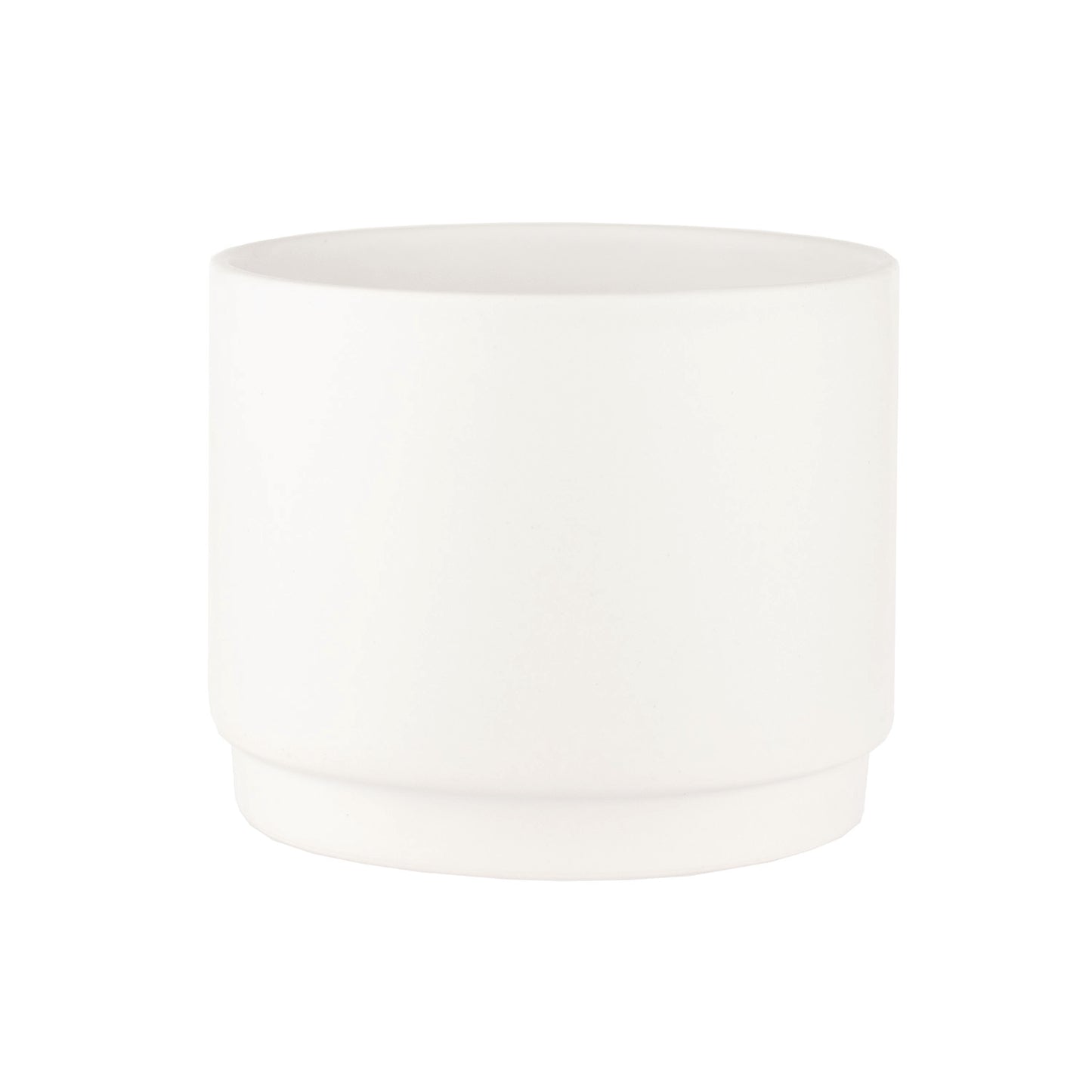 Stepped Planter - Matte White
