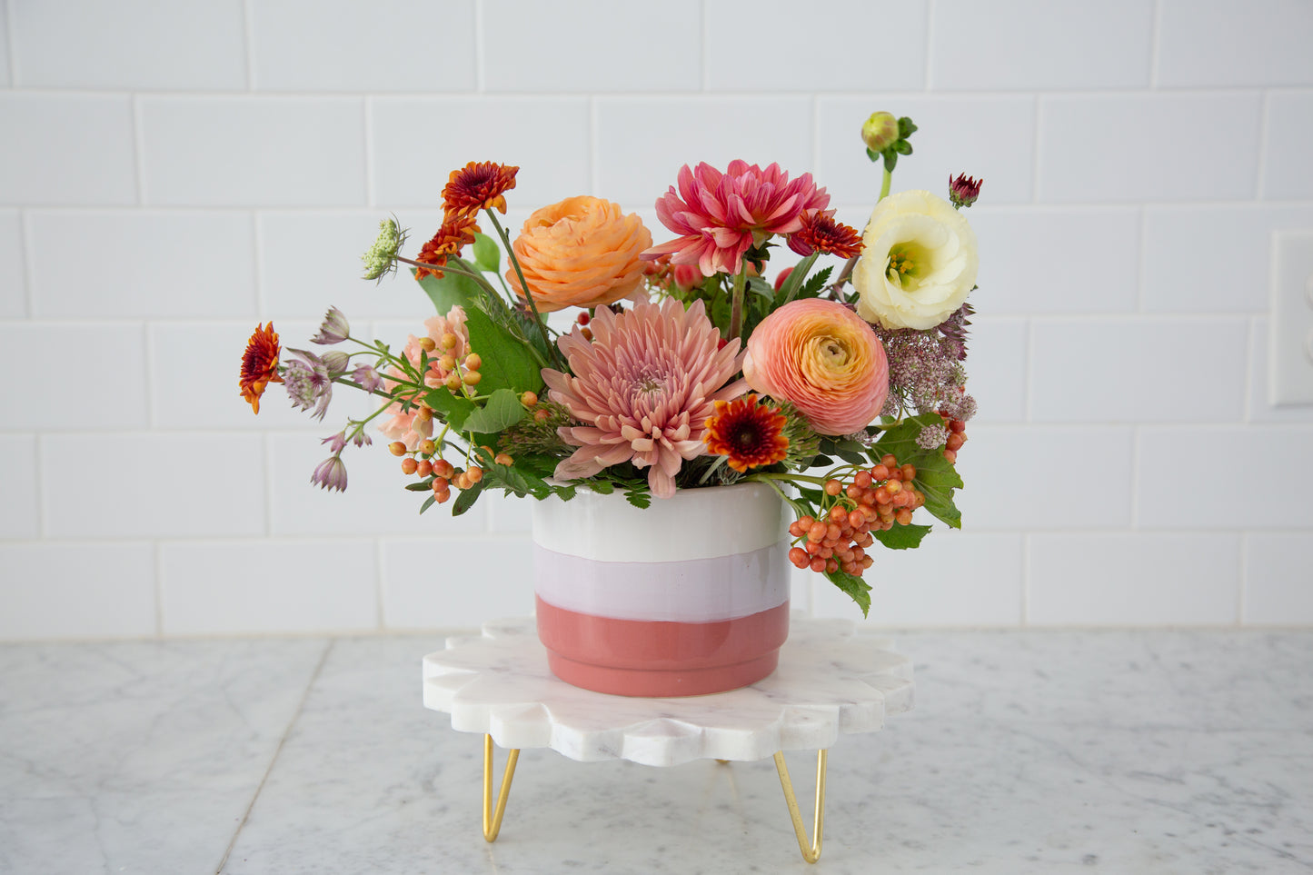 Stepped Planter  - Ombré Spice Asst.