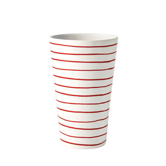 4.75" x 8.38" Ceramic Vase - Ruby Capsule