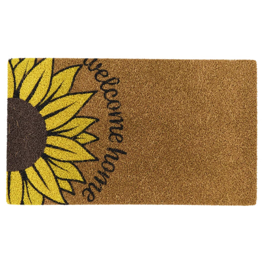 Welcome Home Sunflower Doormat