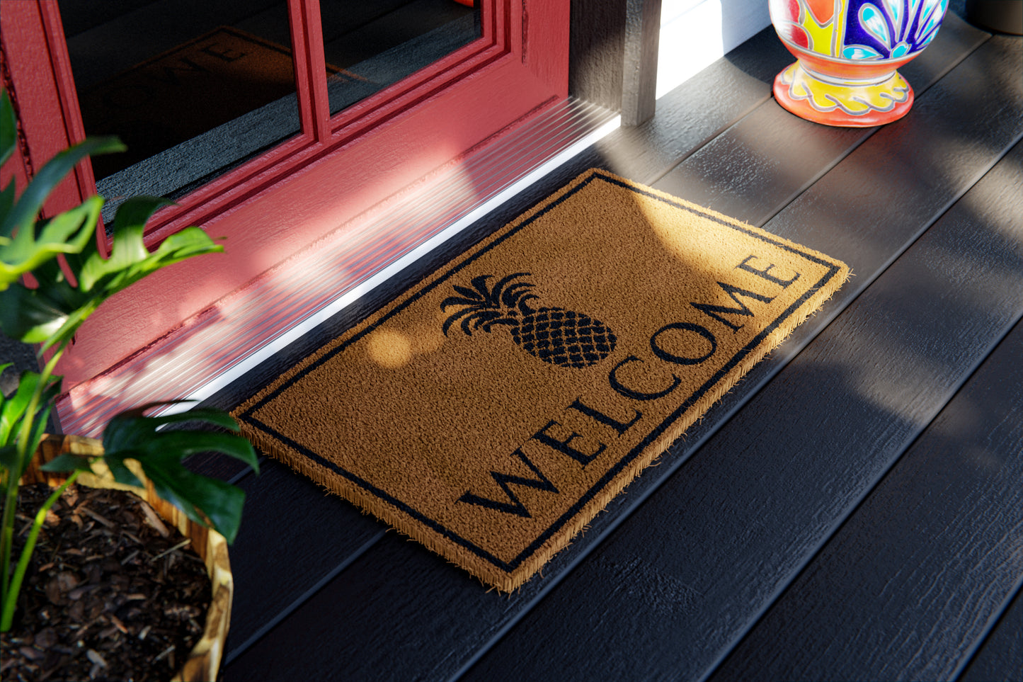 Welcome Pineapple Doormat