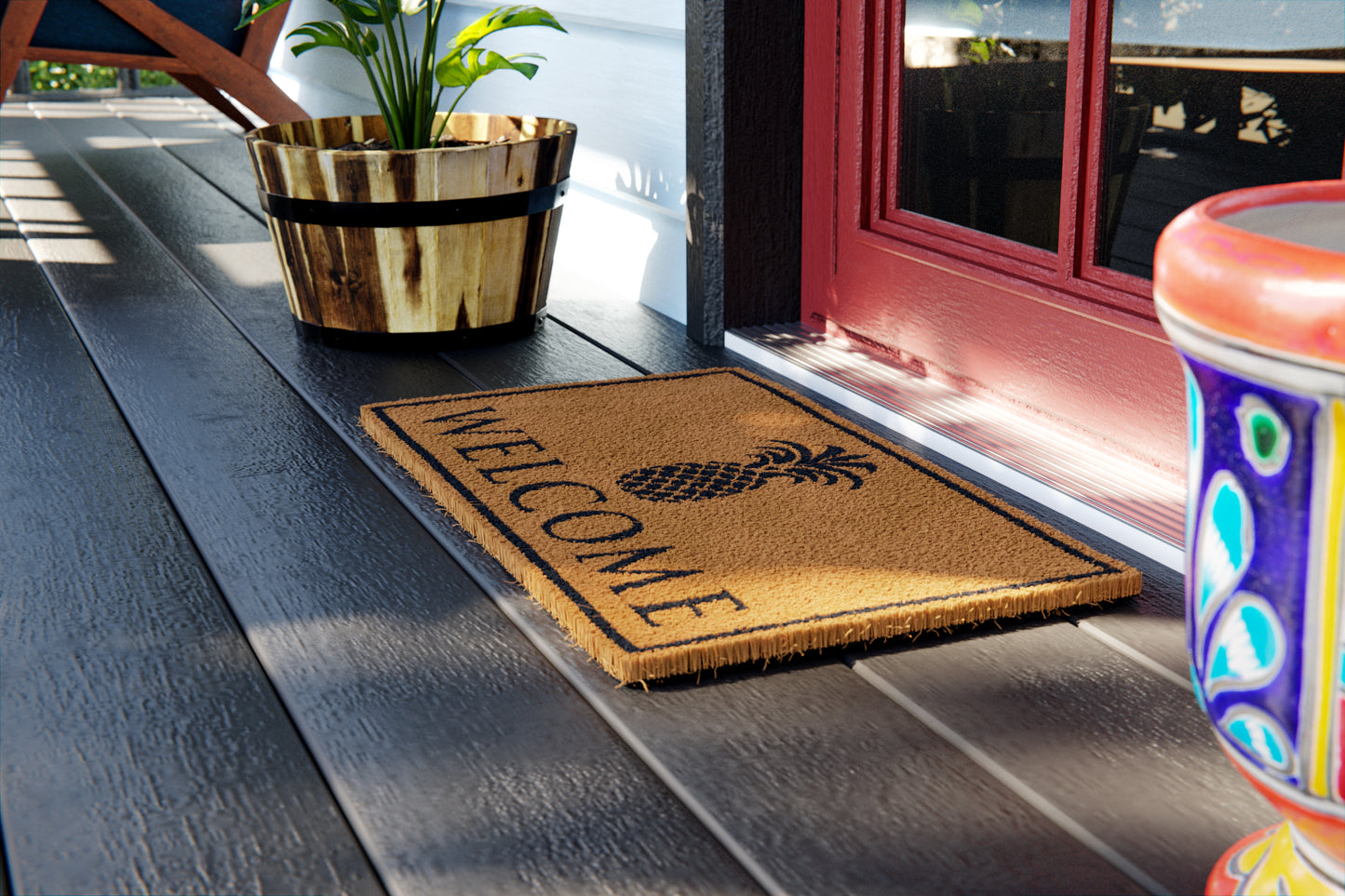 Welcome Pineapple Doormat