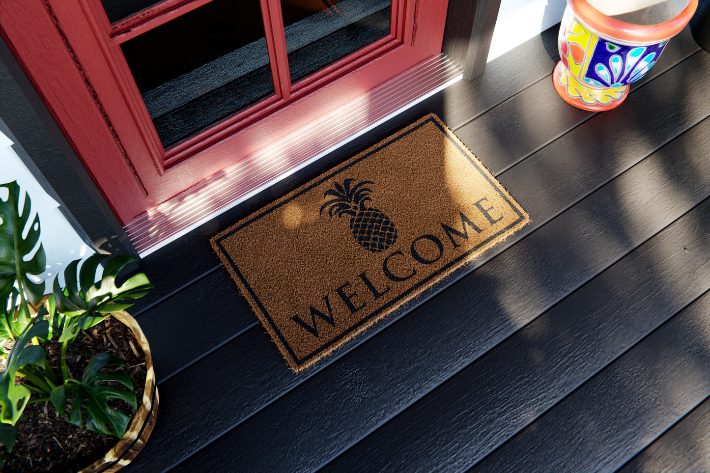 Welcome Pineapple Doormat