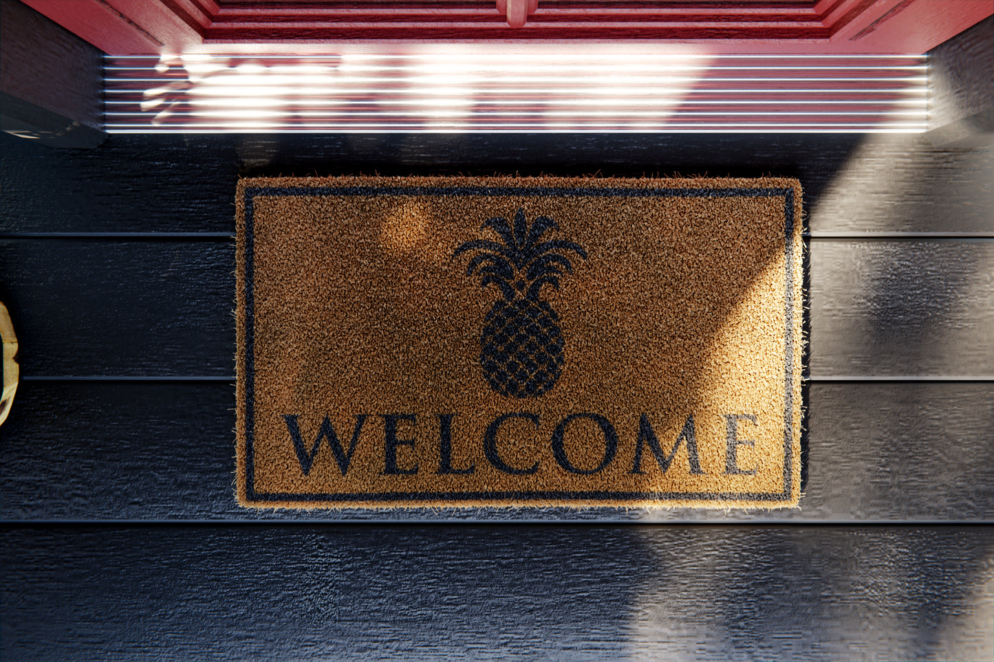Welcome Pineapple Doormat