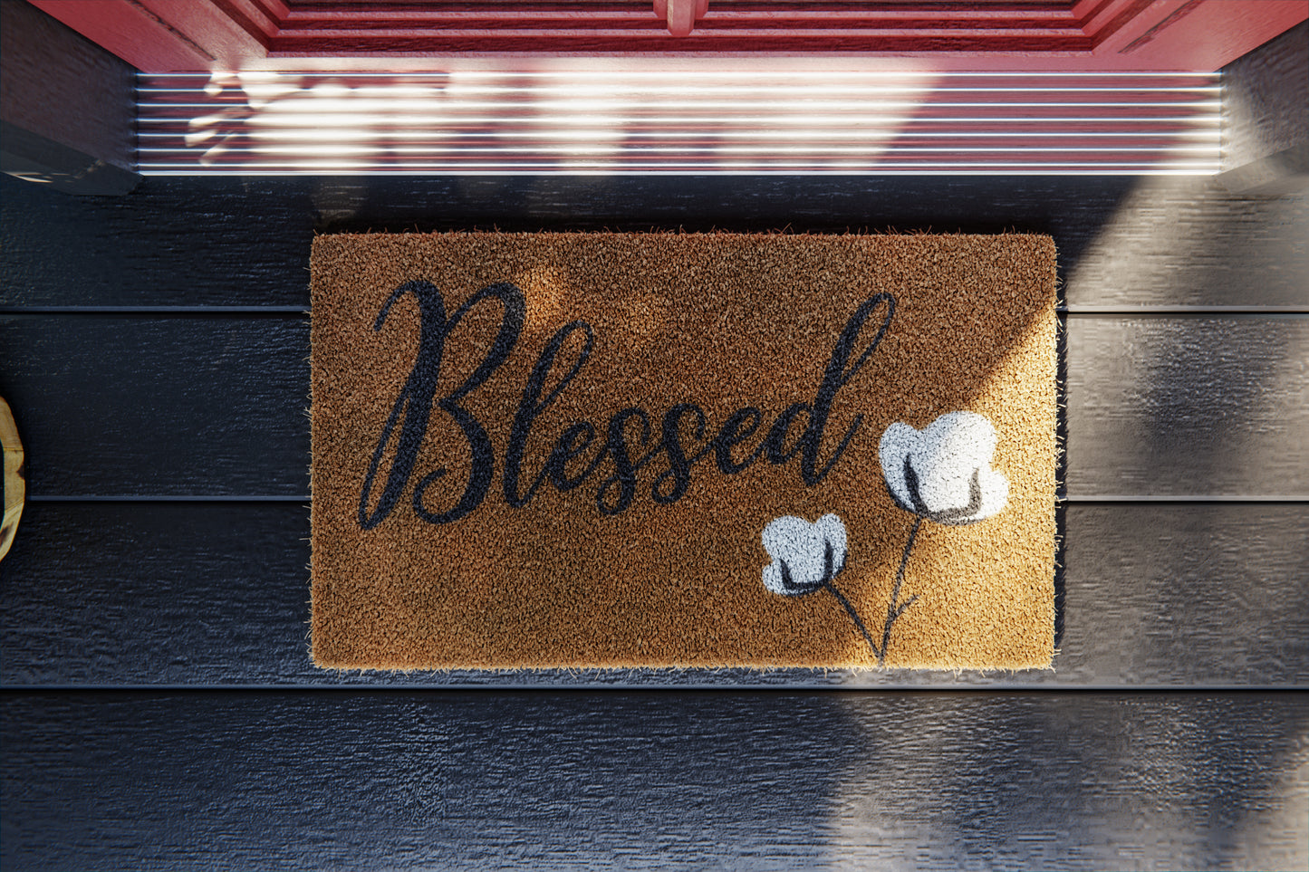 Blessed Cotton Bloom Doormat