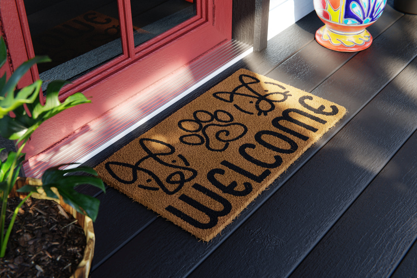 Welcome Cat and Dog Doormat