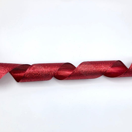 Bright & Shiny Ribbon – Red, #9 (50 Yards)