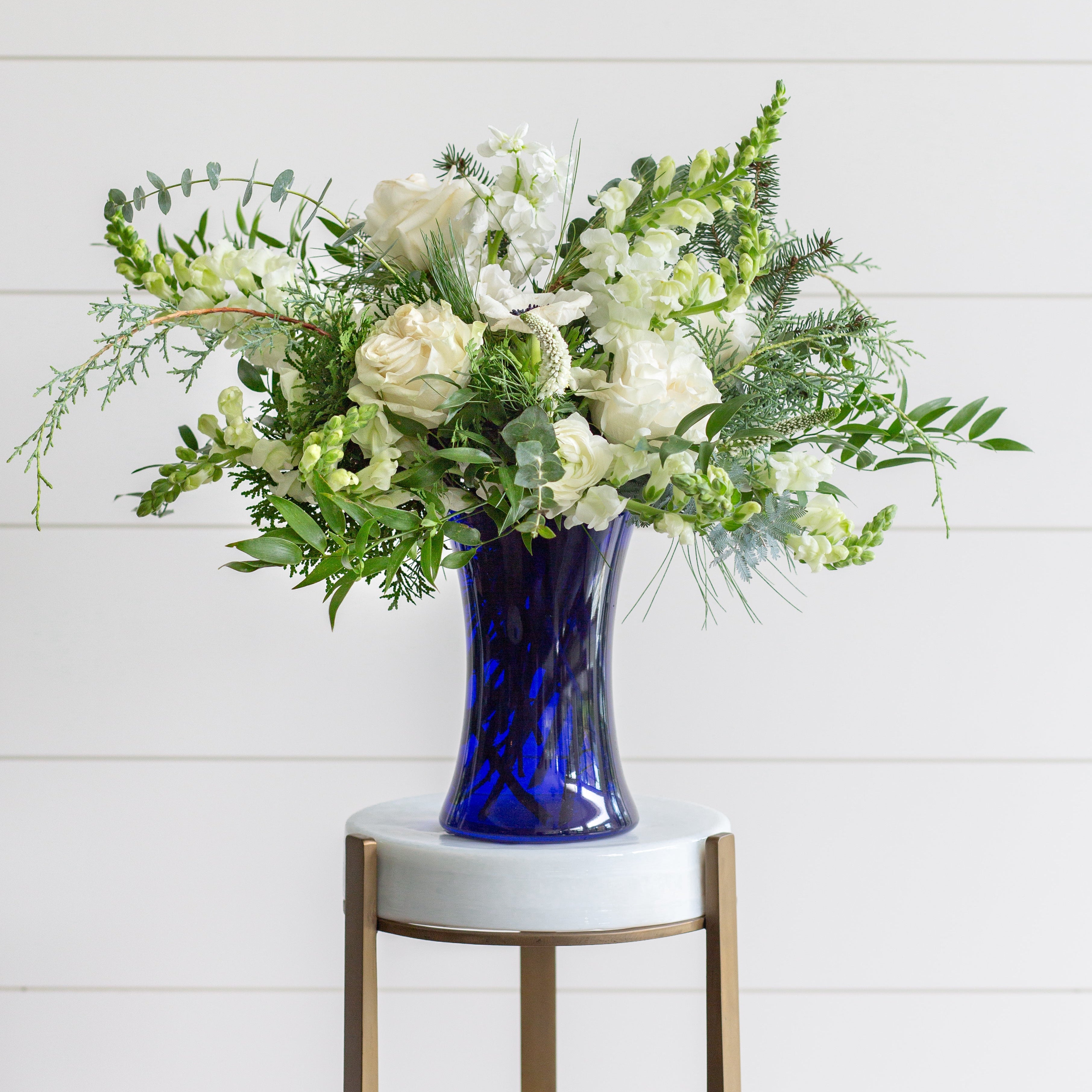 Cobalt Blue Glass Gathering Vase | 46 & Spruce