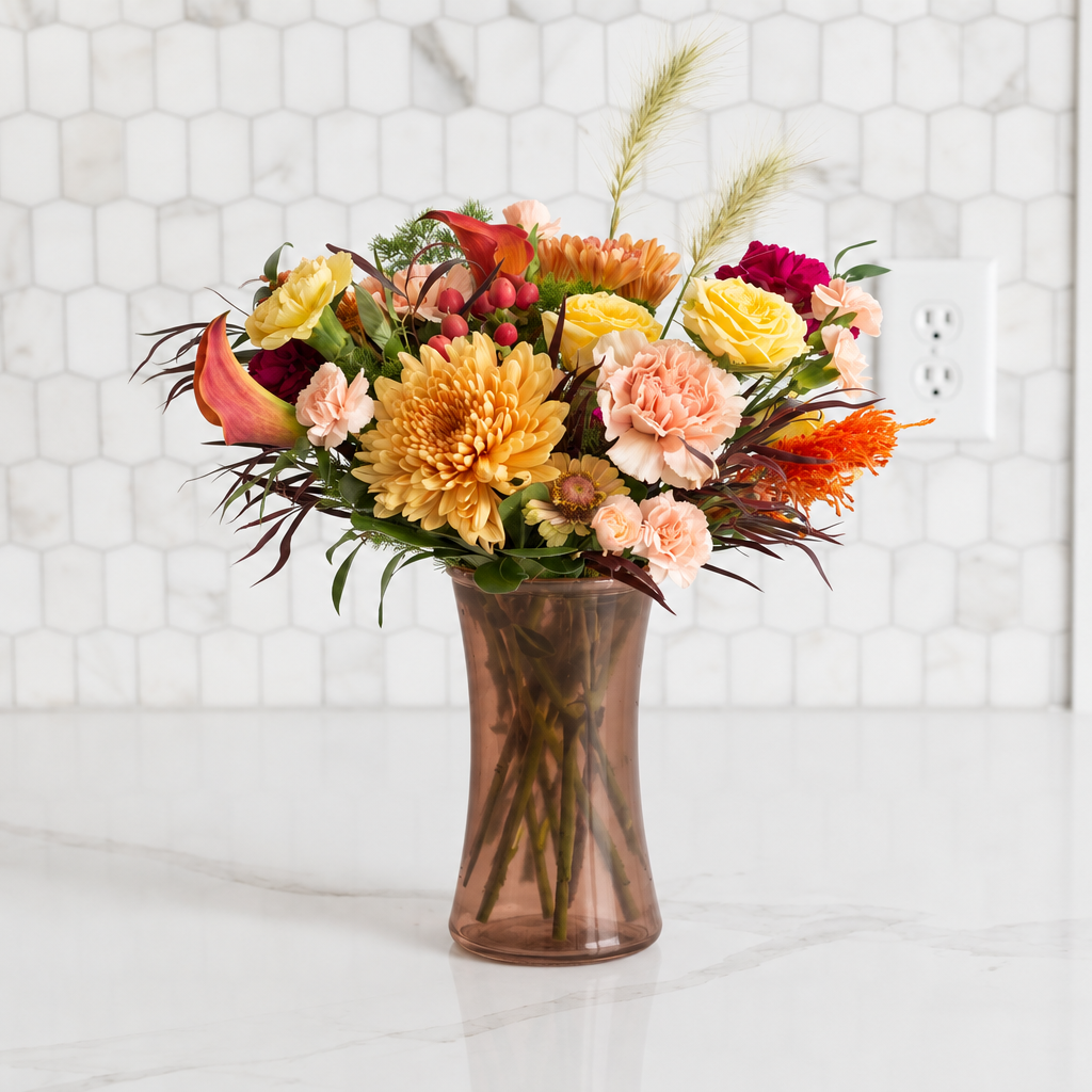 8" Gathering Vase - Smoke & Spice Assortment