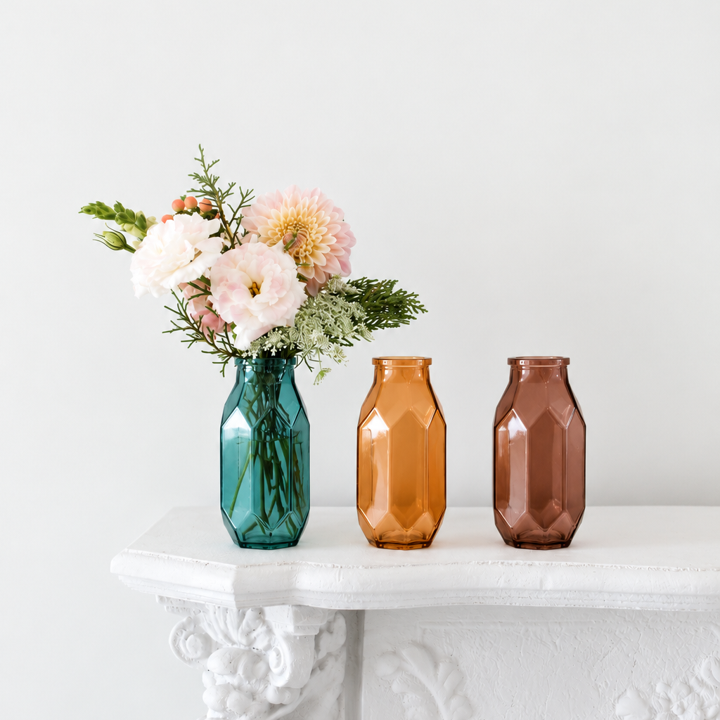 6 1/8" Argyle Vase - Smoke & Spice Assortment