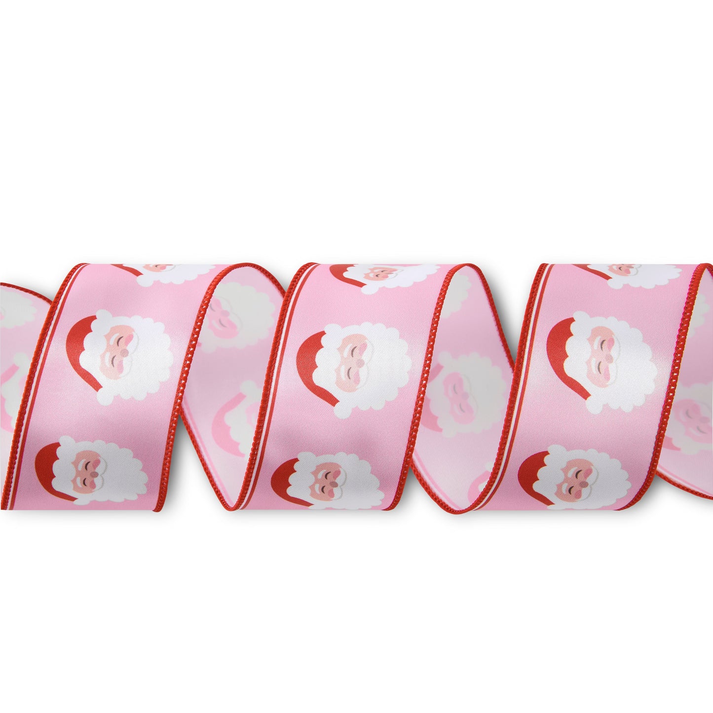 Santa Wired Ribbon - Santa - 50 Yards - #40 - Case of 6