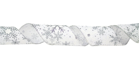 Snow Holding Back Ribbon - Snow Holding Back - 50 Yards - #40 - Case of 6