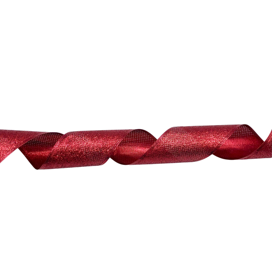 Red Bright & Shiny Ribbon - 50 Yards