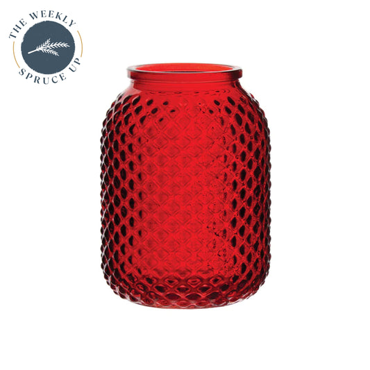 4.57" Honey Vase – Ruby