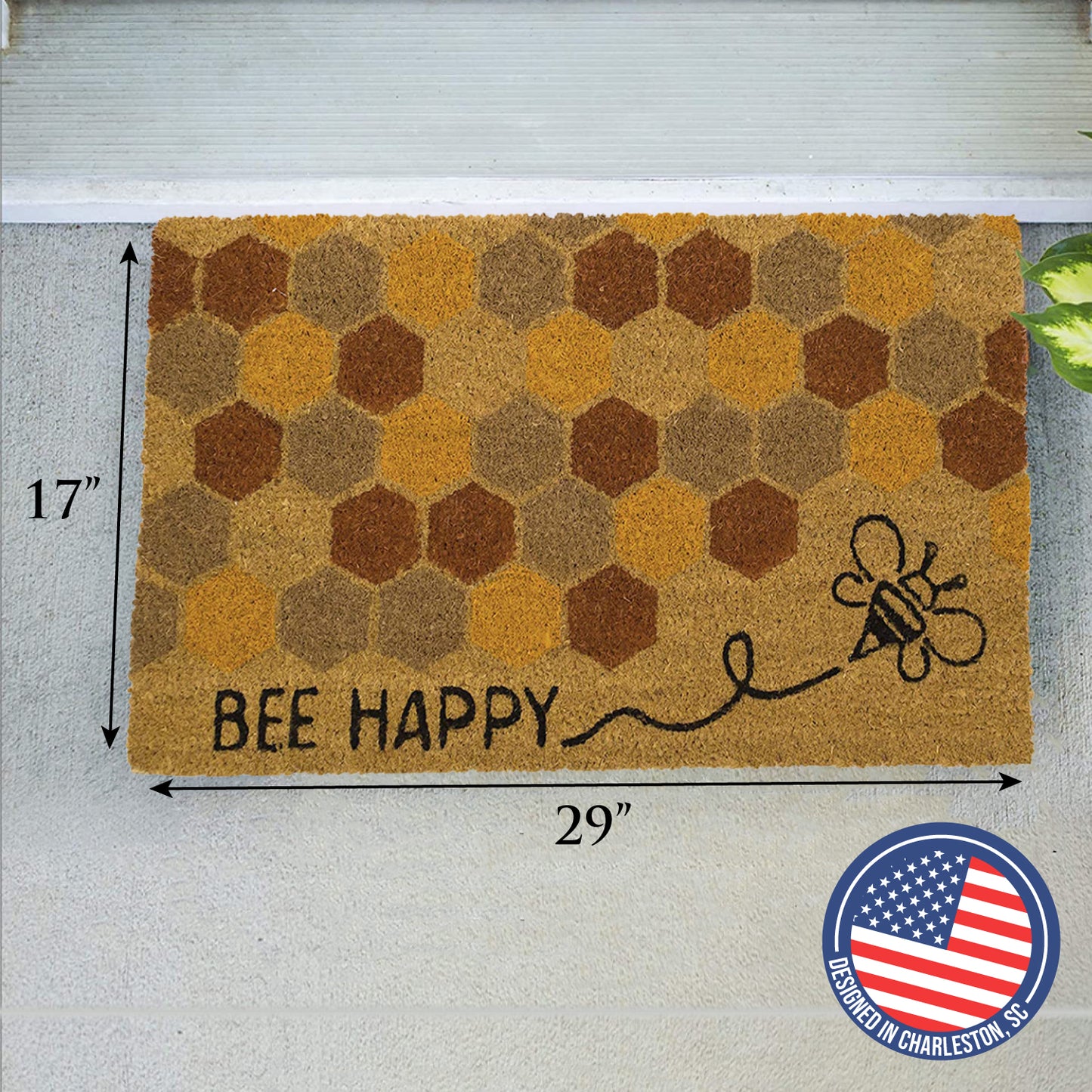 Bee Happy Doormat
