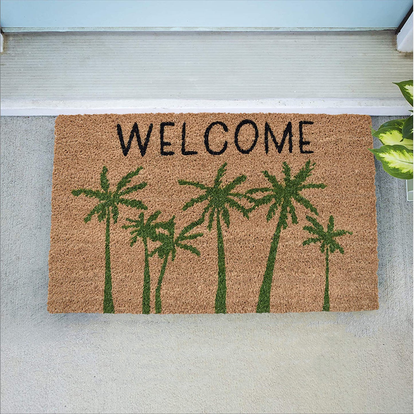 Welcome Palm Trees Doormat