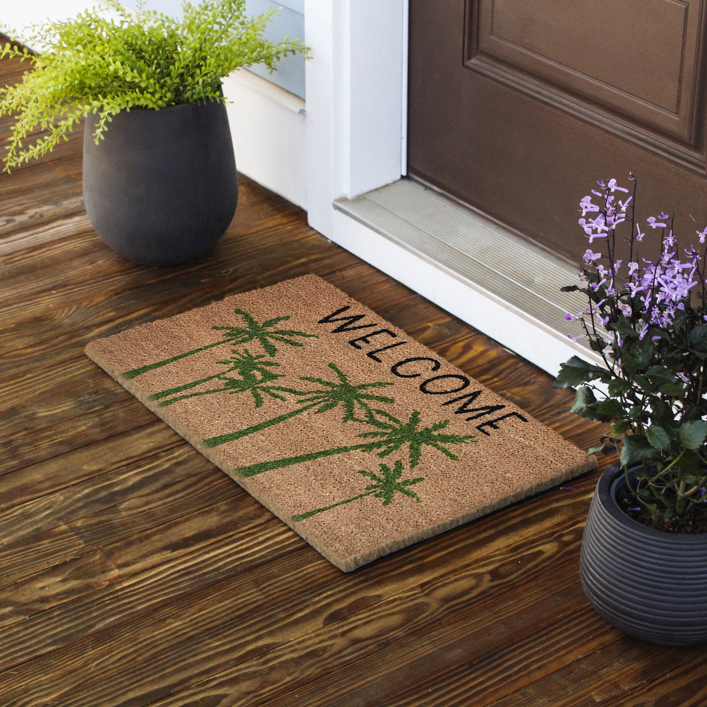 Welcome Palm Trees Doormat
