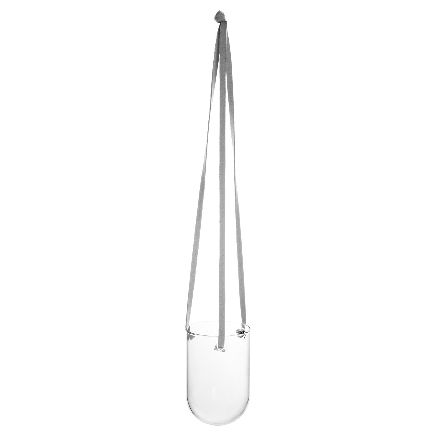 clear glass hanging planter SSI Ssi37630609 6 in. Capsule Hanging Planter