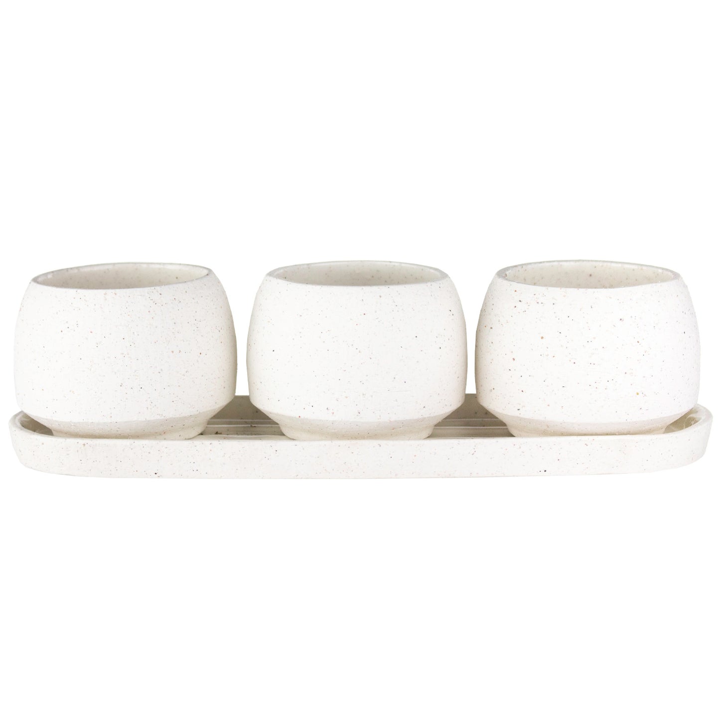 Tapered Stoneware Pot