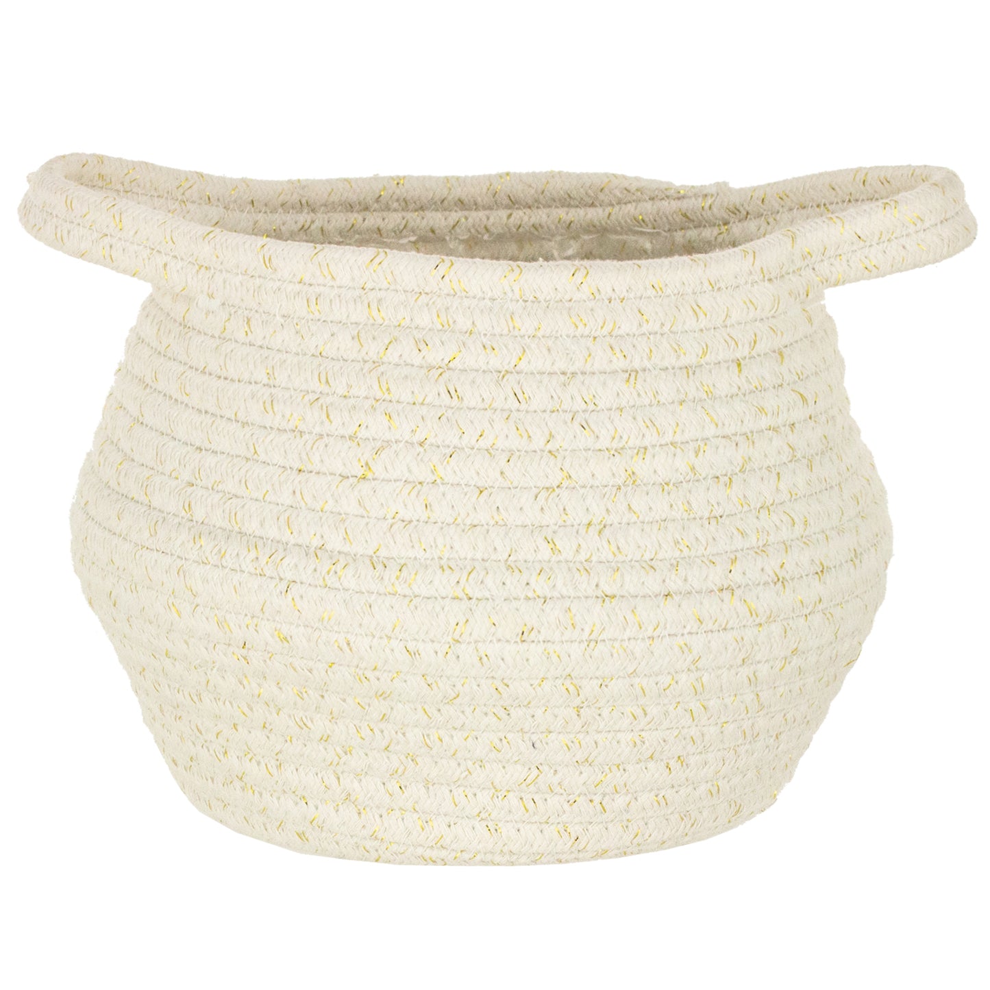 Cable Basket in Gold Shimmer