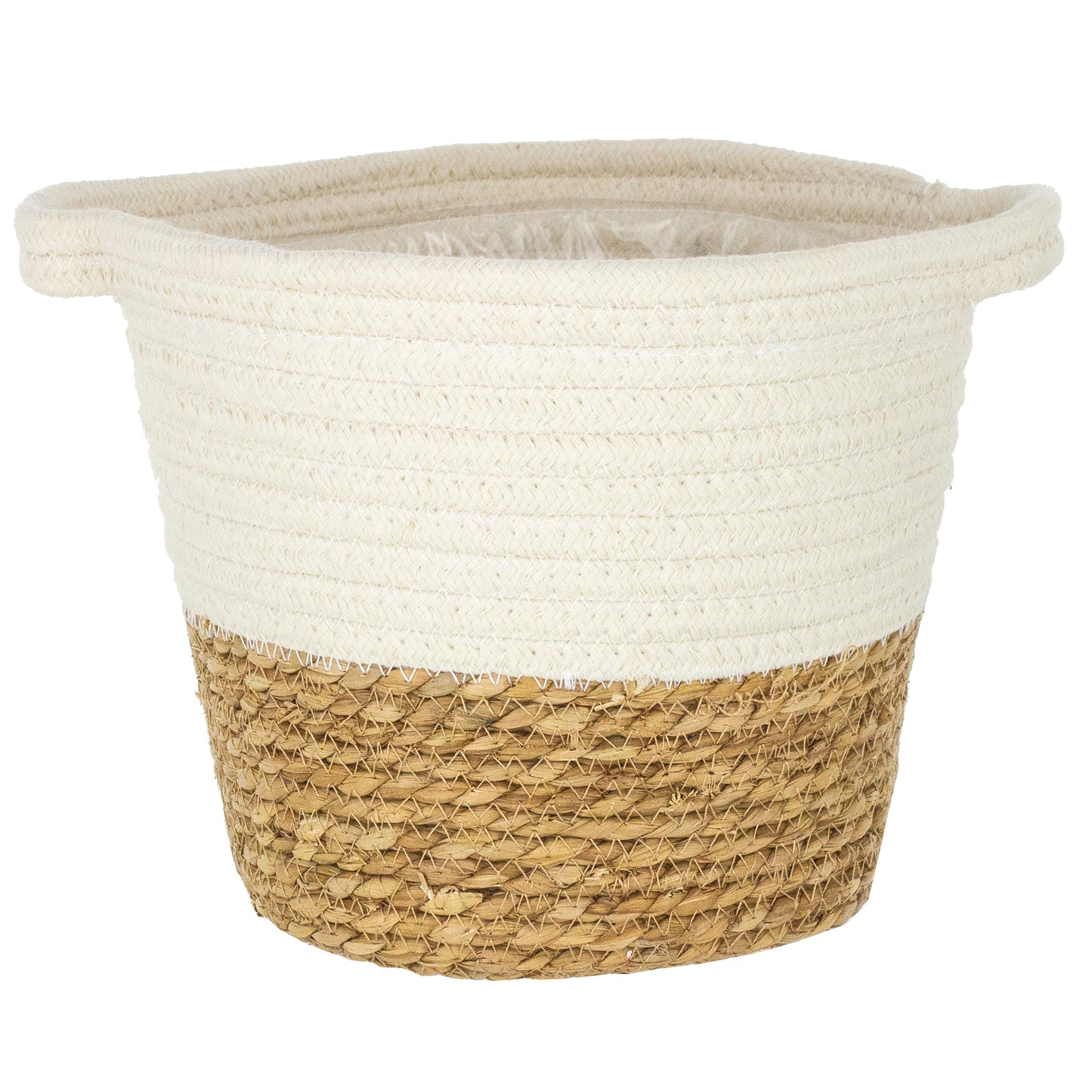 Cable Basket in Oatmeal