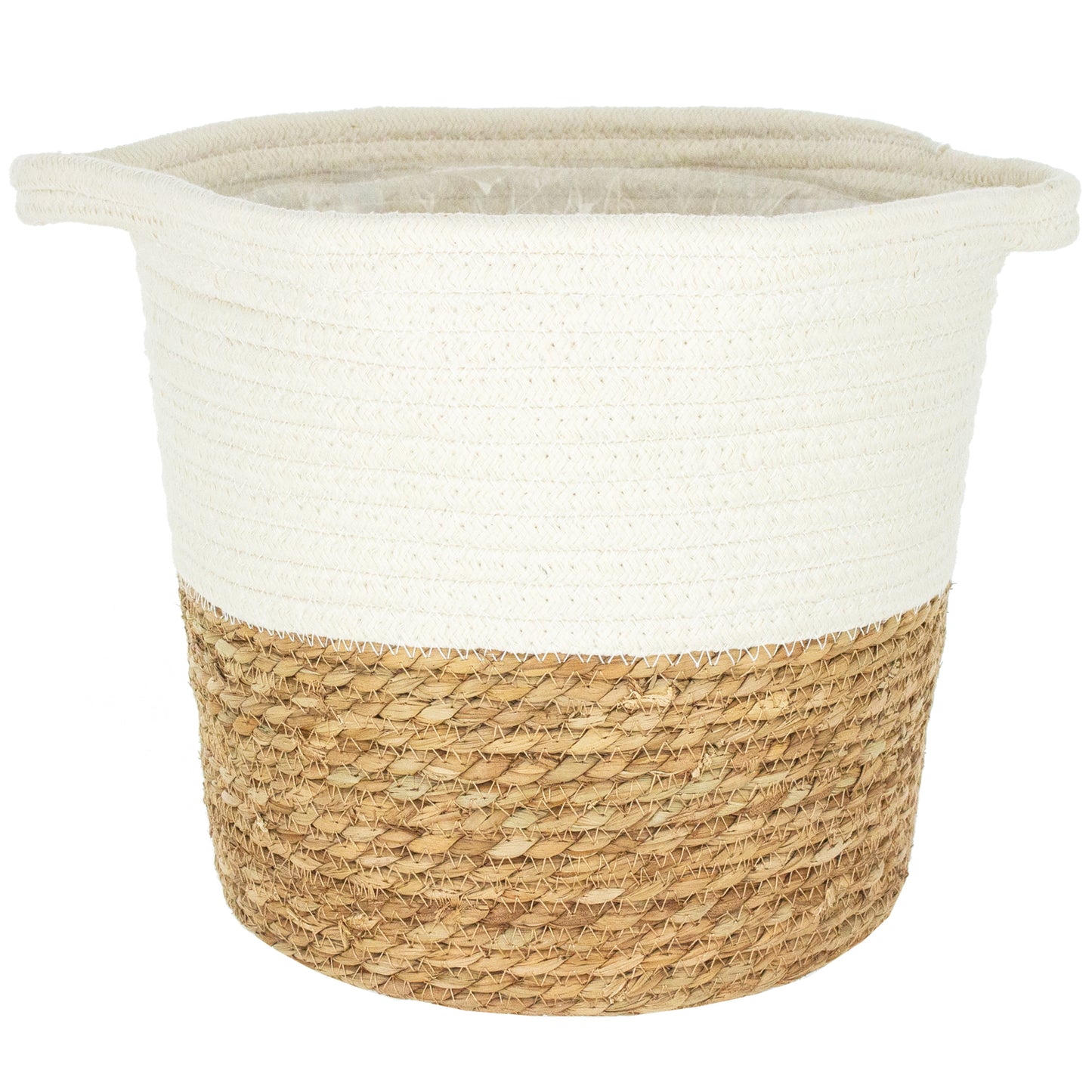 Cable Basket in Oatmeal