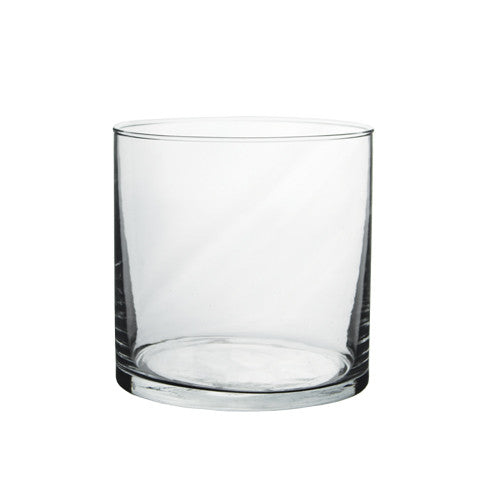 large glass modern cylinder vase