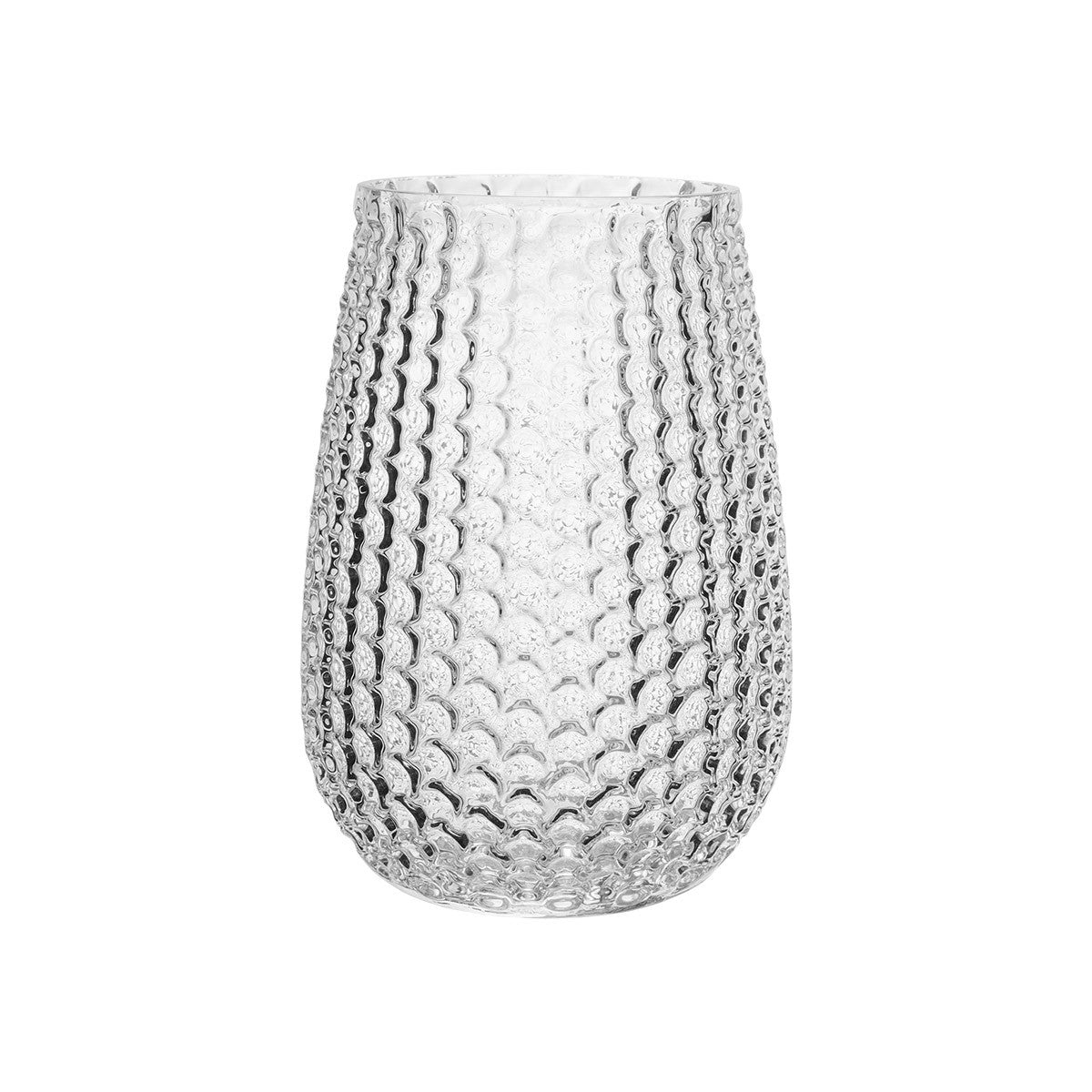 medium pebble stone vase empty